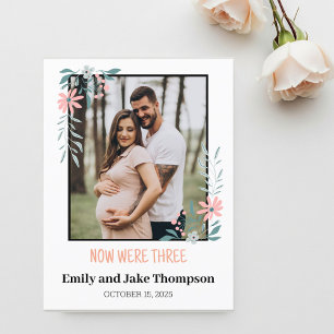 Pregnancy Announcement   Baby Card 