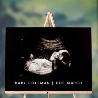 Pregnancy Announcement Baby Shower Sonogram