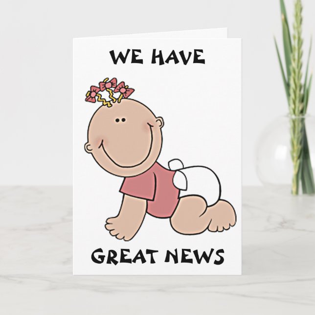 ***PREGNANCY ANNOUNCEMENT*** CARD (Front)