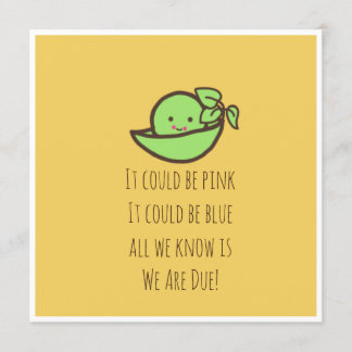 Pregnancy announcement card