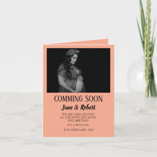 Pregnancy announcement cards