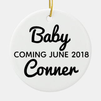 Pregnancy Announcement Christmas Ornament