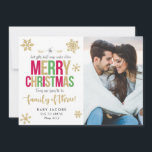 Pregnancy Announcement Christmas Photo Card Simple<br><div class="desc">Pregnancy Announcement Christmas Photo Card Simple Frame. 
All designs are © PIXEL PERFECTION PARTY LTD</div>