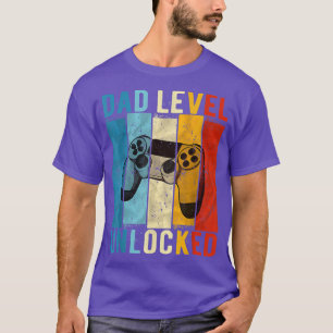 Pregnancy Announcement Dad Level Unlocked New Dadd T-Shirt
