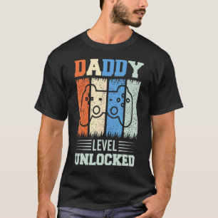 Pregnancy Announcement Dad Level Unlocked Soon To T-Shirt