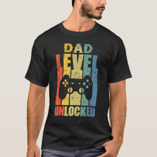 Pregnancy Announcement Dad Level Unlocked Soon To T-Shirt