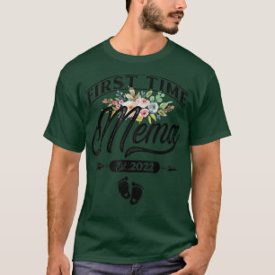 Pregnancy Announcement First Time mema Est T-Shirt