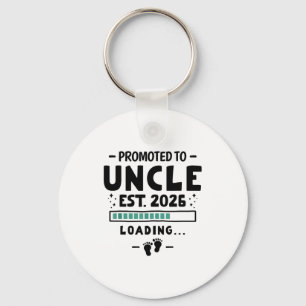 Pregnancy Announcement For Family Promoted To Uncl Keychain