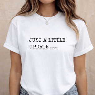 Pregnancy Announcement Funny Baby Reveal T-Shirt