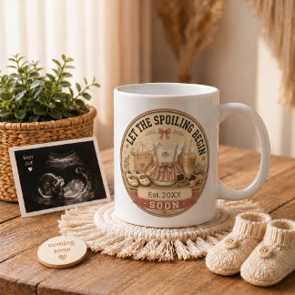 Pregnancy Announcement Gift for Aunt Coffee Mug