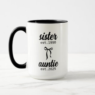 Pregnancy Announcement Gift for Sister Expecting Mug