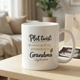 Pregnancy Announcement Gift Grandma Coffee Mug
