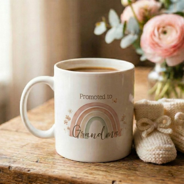 Pregnancy Announcement Grandma Gift Coffee Mug (Creator Uploaded)