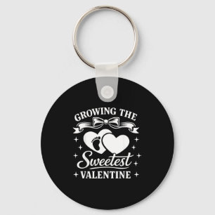 Pregnancy Announcement Growing The Sweetest Valent Keychain