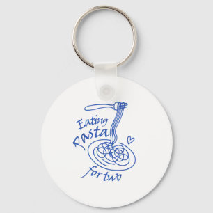 Pregnancy Announcement Italy Mom To Be Eating Past Keychain