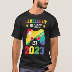 Pregnancy Announcement Levelled Up To Dad Soon To T-Shirt