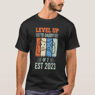 Pregnancy Announcement Levelled Up To Dad Soon To T-Shirt