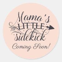 Pregnancy Announcement Mamas Little Sidekick