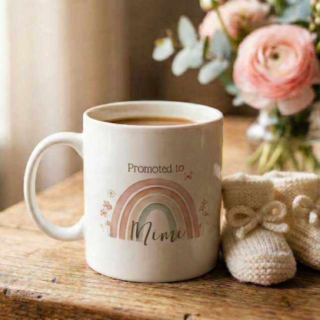 Pregnancy Announcement Mimi Gift Coffee Mug (Creator Uploaded)