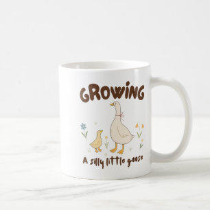 Pregnancy Announcement Mom Growing A Silly Little Coffee Mug