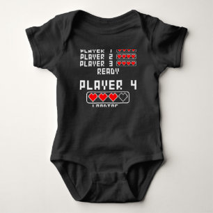 Pregnancy Announcement Player 4 Loading Baby Bodysuit