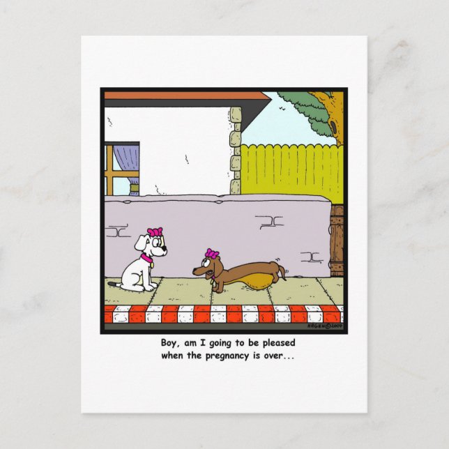 Pregnancy Announcement Postcard (Front)