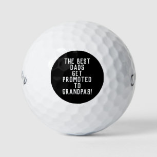 Pregnancy Announcement Promo Grandpa to be Gift G Golf Balls