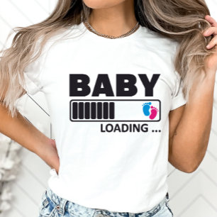 Pregnancy Announcement Shirt, baby Loading T-Shirt