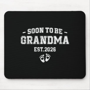 Pregnancy Announcement Soon To Be Grandma 2026 Mouse Pad