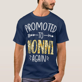 Pregnancy Announcement Soon To Be Nonni Again Sun  T-Shirt