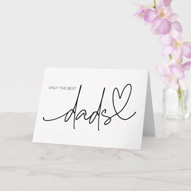 Pregnancy Baby Reveal Dad Grandfather to Be Card (Orchid)