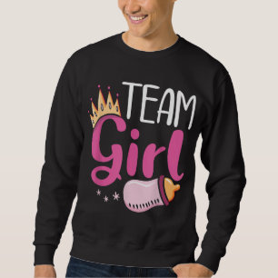 Pregnancy Baby Shower Team Girl Future Dad Mom Gen Sweatshirt