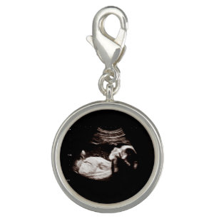Pregnancy Baby Sonogram Ultrasound Photo Jewellery Charm