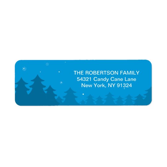 Pregnancy Christmas Coming to Town Return Address Return Address Label