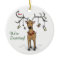 Pregnancy Christmas Ornament - Reindeer Expecting