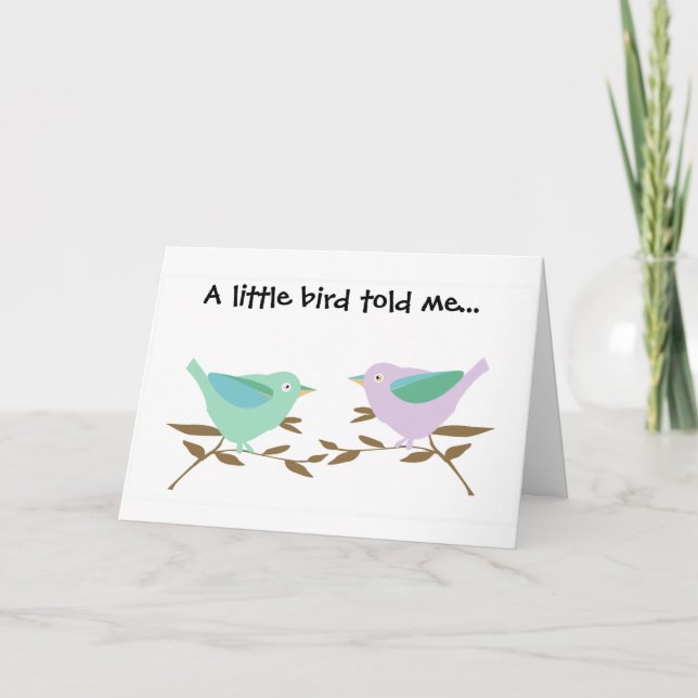 Pregnancy congratulations card (Front)