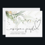 Pregnancy Congratulations Congrats on New Baby Card<br><div class="desc">Celebrate this amazing moment with your pregnant friend,  with this beautiful,  modern pregnancy congratulations card.</div>