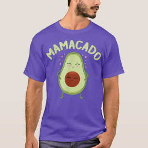 Pregnancy Cute Avocado Mamacado Vegan Preggy Mum B T-Shirt