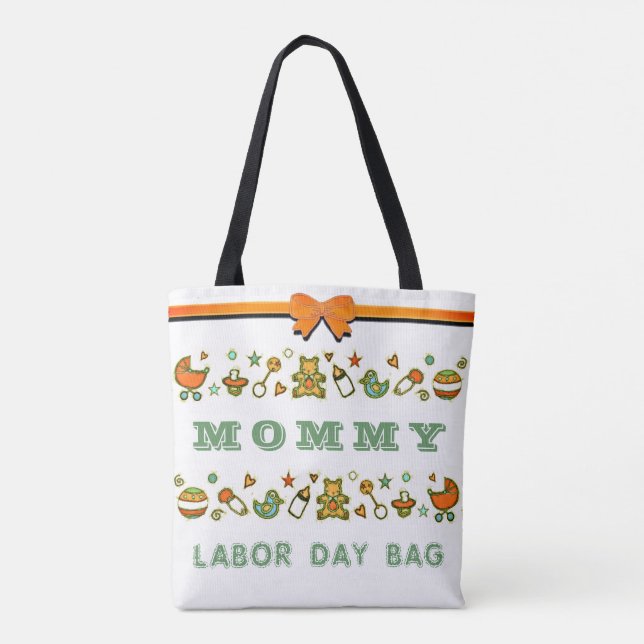 Pregnancy Gift Tote Bag (Back)