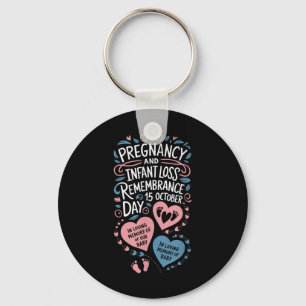 Pregnancy Infant Loss Remembrance Day Memorial Keychain