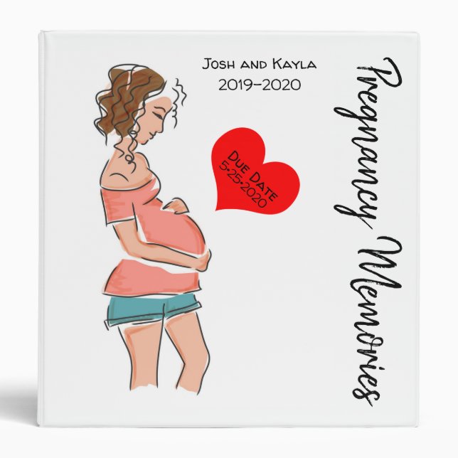 Pregnancy Memories Binder (Front)