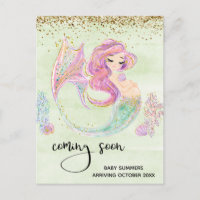 Pregnancy Mermaid Coming Soon Announcement