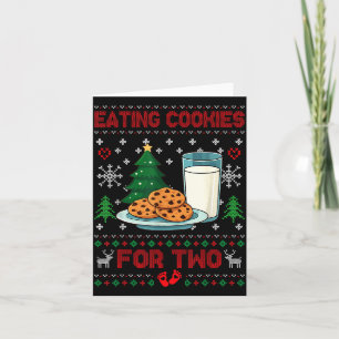 Pregnancy New Mom Baby Pregnant Christmas Couples  Card