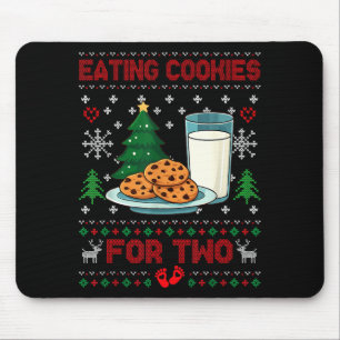 Pregnancy New Mom Baby Pregnant Christmas Couples  Mouse Pad