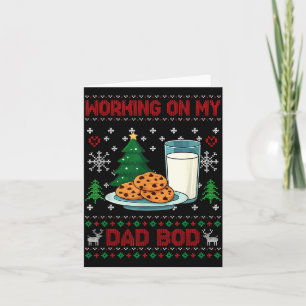 Pregnancy New Mom Baby Pregnant Christmas Matching Card