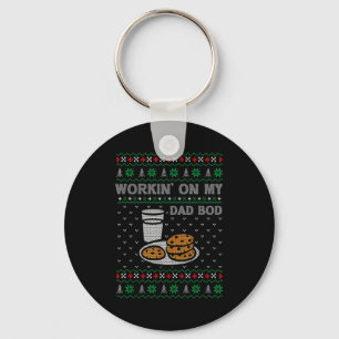 Pregnancy New Mom Baby Pregnant Christmas Matching Keychain