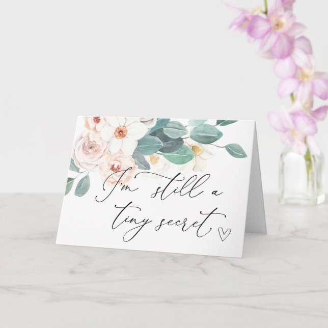 Pregnancy Reveal Grandparents to Be I'm Pregnant C Card (Orchid)