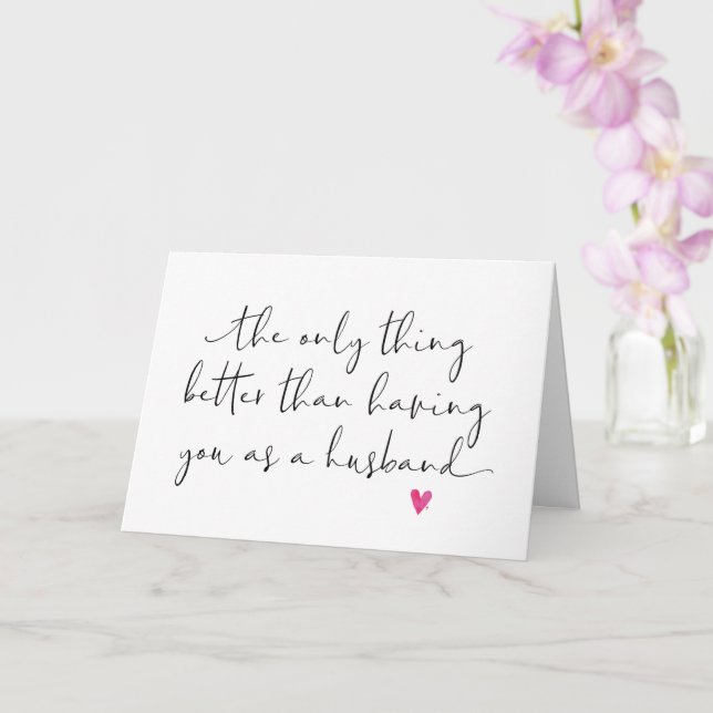 Pregnancy Reveal Husband Dad to Be I'm Pregnant Ca Card (Orchid)