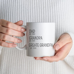 Pregnancy Reveal Soon To Be Great Grandpa 2025 Mug