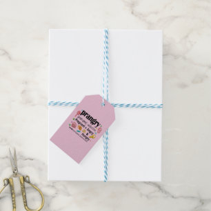 Pregnant + Angry and Hungry = Prangry Gift Tags
